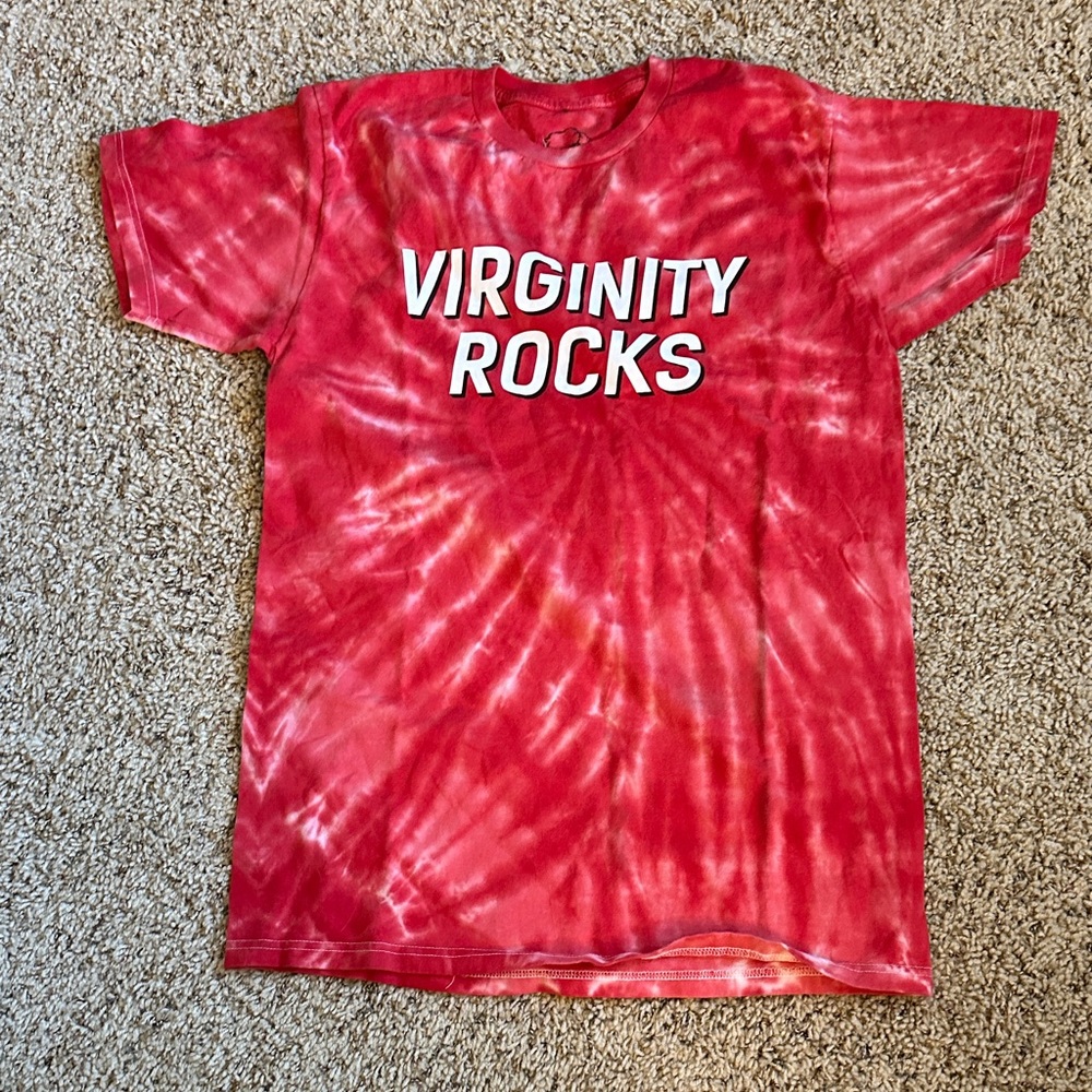 Danny Duncan Red Tie-Dye Shirt - Medium